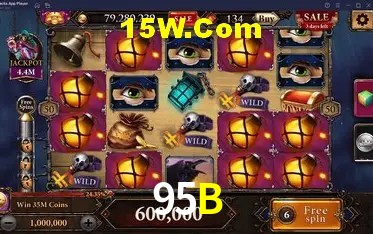 Tela de boas-vindas e lobby de jogos do aplicativo 95B